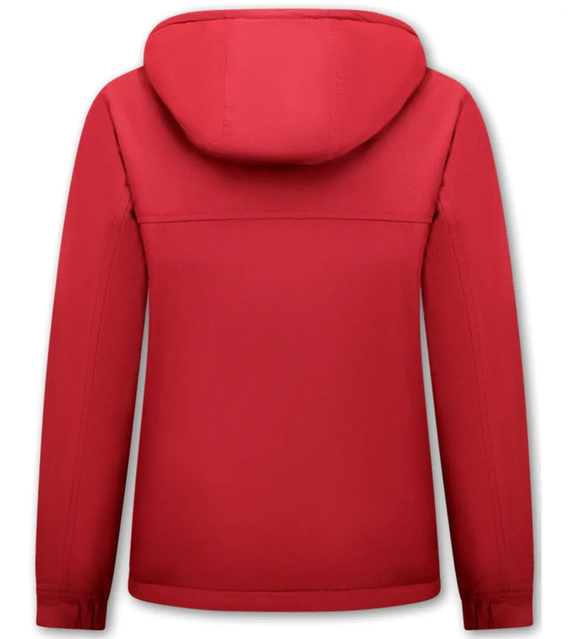 ANORAK CHAQUETONES MUJER  8692  ROJO